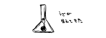 うでが生えてもた